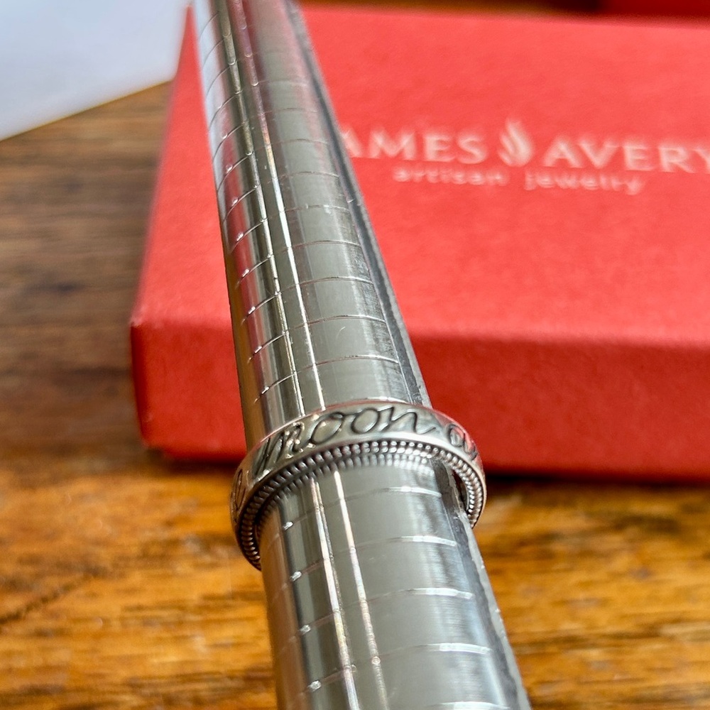 James Avery Sterling Love you to the Moon & Back Ring - Picture 8 of 9
